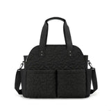 2025 New Spacious Baby Diaper with Multiple Compartments Quilted Shoulder Bag Suitable for Family Trip and Outings