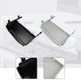 Under Desk Keyboard Tray Metal Ergonomic, Keyboard Platform, Slide Out Computer Drawer for Working Office Home Typing Study
