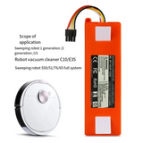 Applicable For Xiaomi, Xiaowa, And Stone Sweepers Lithium Battery Replacement Sweeping Machine Battery