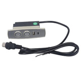 Electric Recliner Controller ABS 2 Button 5 Pin Straight Connectors Electric Sofa Lift Chair Hand Control Switch