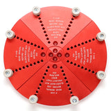 Wood Screw Clamping Jig Centrifugal Aluminum Large Flat Jaw Bottom Repair Tools Wood Turning Lathe Chuck Woodworking Cart Rotary
