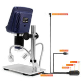 High Definition Digital Microscope Magnifying Glass Built-in Light Source High Object Distance 220 Times Magnification TOOL