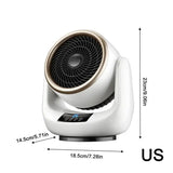 2000w Fan Heater Home Indoor 3 Modes Adjustable 1-12 Hours Timer Fast Heating Indoor Space Portable Heater
