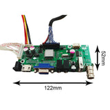 17" 1920x1080 High Brightness IPS Lcd screen With Diver Board Kits