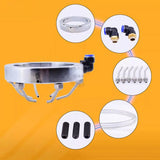 125mm Diameter CNC Water Spray Ring with 6 Adjustable Nozzles Metal Cooling Ring for Stone Engraving Machine Milling Machining C