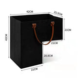 Stair Basket with Handles Premium Felt Staircase Baskets for Carpeted and Wooden Stairs Stair Storage Organizer for Home Decor