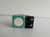 Bidirectional Head Rugged Metal Base 2m Obstacle Detection Cubic Ultrasonic Proximity Sensor