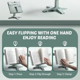 Solid Color Adjustable Reading Bookshelf Lifting Landing Book Holder Support Multifunctional Reading Stand