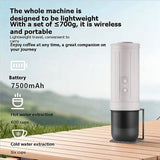 Portable Wireless Espresso Maker 7500Mah Portable Coffee Maker Outdoor Espresso Maker Wireless