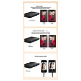 Wireless Magnetic Selfie Monitor For Iphone Selfie Mirroring Enhanced Rear Camera Viewing Grey