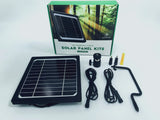 5W Solar Panel Kit for 5V 6V 12V Output Trail Cameras, Built-in 5200mAh Rechargeable Battery, Hunting Accessories, Camera Traps
