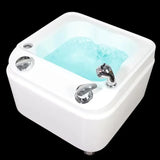 Footbath Foot Therapy Machine Beauty Salon Acrylic Massage Surf Light Spa Footbath Foot Therapy Bowl