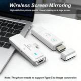 5.8G USB Type C HD Wireless Video Audio Transmitter And Receiver 1080P 50M Wifi Display Screen TV Stick Extender