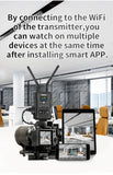 200M 4K Wireless Video Transmission System Transmitter and Receiver Dual HDMI Extender for Camera Live Streaming Support Battery