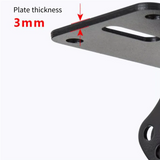 2Pcs Speaker Wall Mount Bracket Screw Pendant Bracket Bracket Speaker Ceiling Rack Surround KTV Hanger Rings Easy Install