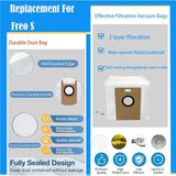 Trash Bag Replacement Parts Dust Bag For Narwal Freo S Robot Vacuum Cleaner Parts