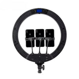 19 Inch RGB Beauty Ringlight Video Selfie LED 18 Inch Ring Light for Make up Live Broadcast With 2.1M bracket