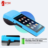 2025POS Android Device tablet POS With 58mm Printer Touch Screen POS System Portable Handheld