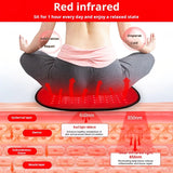 3-in-1 Red Light Therapy Pad for Butt Enhancer Waist 128LED Hips & Feet - Heating Cushion with Red Light Therapy Pad
