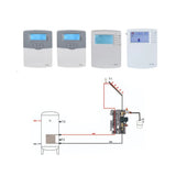 SR208C Solar Thermal Heating Controller for Temp Difference Circulating Split Solar Water Heater System