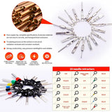 729Pcs Automotive Pin Connectors Kit, 1/1.5/1.8/2.2/2.3/2.8/3.5mm Male&Female Wire Pins, Non Insulated Wire Terminal Pin Kit.