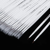 100set White Line Drawing Pen Pen Drawing Brush Dotting Pen 0.3-0.2cm