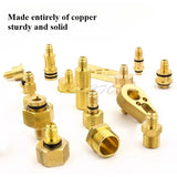 77pcs/set of Pure Copper Automotive Air Conditioning Maintenance Leak Detection Tool Leak Detection Plug