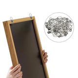 100Pcs/Set Metal D Ring Picture Frame Hangers with Screw Photo Frame Accessories