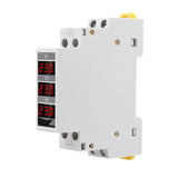 1 PC Electrical Three Phase Voltage Meters Measuring AC 80-500V Mini Modular Voltmeter Gauge Digital Indicator