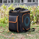 EVA Travel Carrying Case Muti-Pockets Outdoor Storage Bag Adjustable Shoulder Strap for JBL Partybox Encore 2 Essential