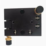 Pitch and rotation adjustment for optical applications, manual dual-axis precise tilt phase