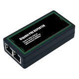 POE Repeater 2 Port Gigabit Extender 100/1000Mbps IEEE 802.3Af/At For IP Camera/NVR/AP 100 Meter Range