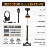 2026 Metal Detector Metal Detector TX640 Gold Detector Gold Silver Copper Aluminum Underground Tool