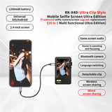 Smartphone Wireless Magnetic Monitor Screens Device Rear Camera Selfie for Phone Vlog Live Stream Video Recording Screen Phone