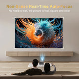 P20pro 2gb/16gb Smart TV Projector Android 13 Wifi6 BT Native 1080P Proyector Portatil for Home Theater