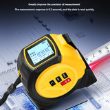 3 IN 1 40M/60M Laser Tape Measure Laser Distance Meter Digital Tape Measure Measuring Tool Steel Tape Measure USB Rechargeable