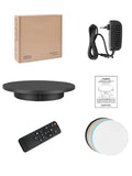 42CM Electric Rotating Turntable 3D Scanning Photography Display Stand Remote Control Speed Direction 360° Rotation Load 150KG