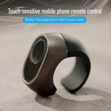 Delighted- Remote Control Ring Wireless Bluetooth-Compatible Mobile Remote Control Ring Support Smartphone/PC/BT Keypad Golden