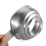 Stainless Steel Jam Funnel Large Opening Funnel Filling Aid Jam Funnel With Handle Protection For Jam Liquid Oil Beans In Jars