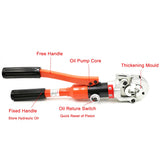 Hydraulic Pex Pipe Crimping Tools HP-1632D Pipe Clamping Tools Pressing Tools with Optional TH,U,V,M,VAU Jaws tool