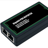 POE Repeater 2 Port Gigabit Extender 100/1000Mbps IEEE 802.3Af/At For IP Camera/NVR/AP 100 Meter Range