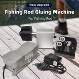 Elctric-Drive Machine Lure Winding Epoxy Glue Machine  DIY Fishing Rod Building Professional Fishing Rod Winding Machine