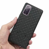 2in1 Armor Shockproof Case for Samsung Galaxy S25 S23 S22 S26 Plus S24 Ultra S21 S25 Ultra Sport Waist Belt Clip Phone Cover