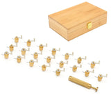 20Pcs High Precise Watch Mainspring Winder Tools for 2135 3135 L888 240 Watch Repairing Winding Tools Accessory for Watchmaker