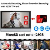 4 Wires Tuya Wifi Video Intercom System 1080P Smart Home Video Doorphone 7" Color Touch Screen Wireless Doorbell Apartment