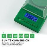 Milligram Scale 50g/0.001g, Portable Digital Jewelry & Microgram Scale with LCD Backlight, Tare Function