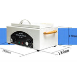 200 Degrees High Temperature Sterilizer Box Nail Tool Sterilizing Manicure Beauty Salon Dry Heat Sterilizer Disinfection Cabinet