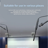 Condenser Hanging Microphone Recording Studio For School Teaching Multimedia Chorus Speech