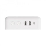 Tuya WiFi Smart Alarm Clock USB Desktop Fast Charging Socket Weather/Temperature Display Alarm Clock Timer App Voice Control