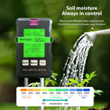 6 in 1 Soil Tester PH Meter Sunlight Ambient Humidity Temp Soil Moisture Tester Nutrient Fertility Detector Garden Soli Analyzer